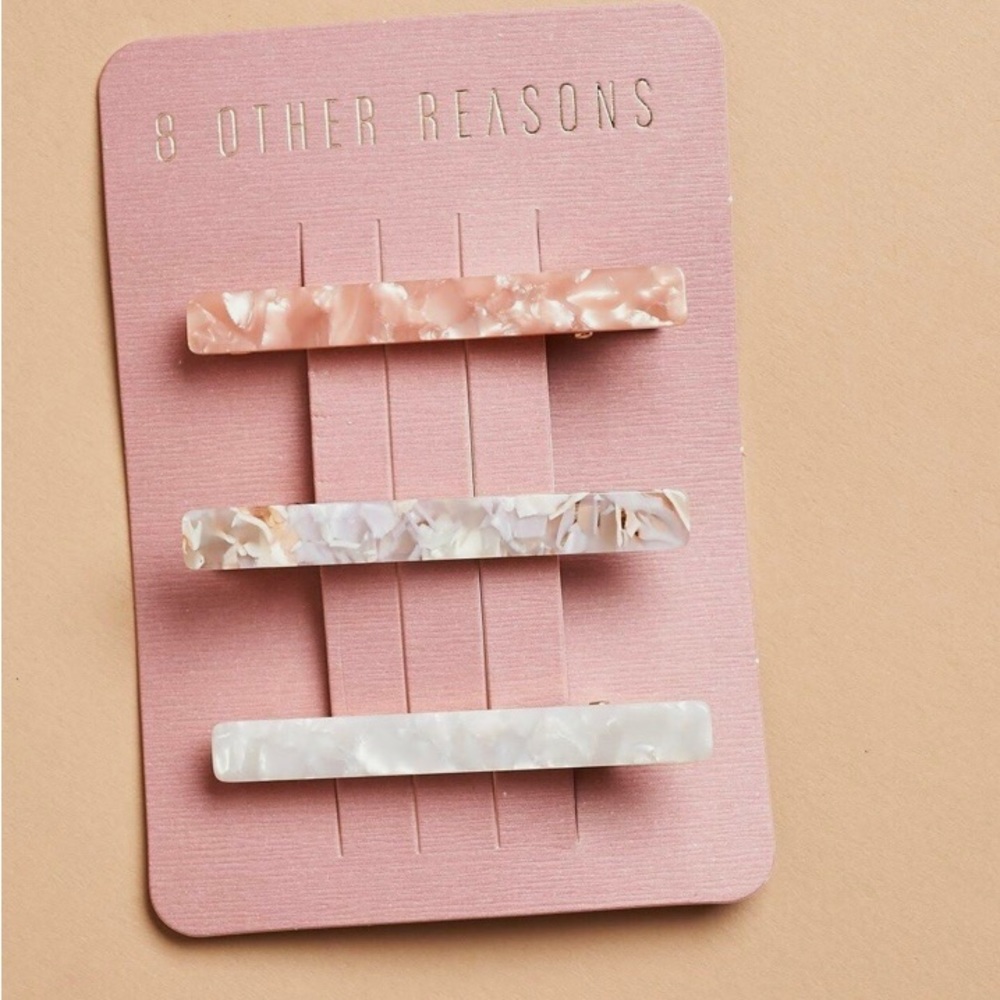 8 Other Reasons Hair Clip Set - 3 piece